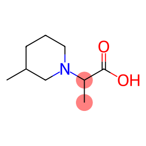 2-(3-methyl-1-piperidyl)propanoic acid