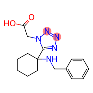 1H-Tetrazole-1-acetic acid, 5-[1-[(phenylmethyl)amino]cyclohexyl]-