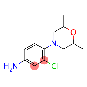 3-CHLORO-4-(2,6-DIMETHYL-4-MORPHOLINYL)ANILINE