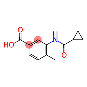 3-(Cyclopropanecarboxamido)-4-methylbenzoic acid