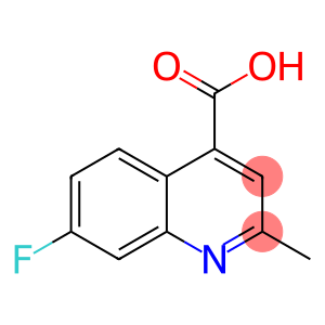 4-Quinolinecarboxylic acid, 7-fluoro-2-methyl-
