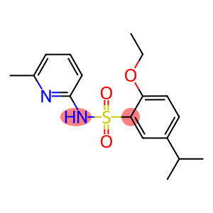 2-ethoxy-5-isopropyl-N-(6-methyl-2-pyridinyl)benzenesulfonamide