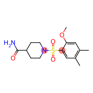 1-[(2-methoxy-4,5-dimethylphenyl)sulfonyl]-4-piperidinecarboxamide