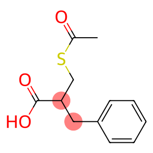 2-(acetylthio)methyl)-phenylpropionic acid