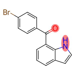 (4-bromophenyl)-1H-indol-7-yl-methanone