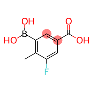 3-二羟硼基-5-氟-4-甲基苯甲酸