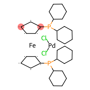 Dichloro [1,1'-bis(dicyclohexylphosphino)ferrocene]palladium(II)