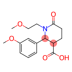 1-(2-METHOXY-ETHYL)-2-(3-METHOXY-PHENYL)-6-OXO-PIPERIDINE-3-CARBOXYLIC ACID