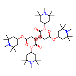 Tetrakis-(1,2,2,6,6-pentamethyl-4-piperidinyl)-1,2,3,4-butanetetracarboxyla