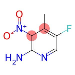 2-Amino-5-fluoro-4-methyl-3-nitropyridine