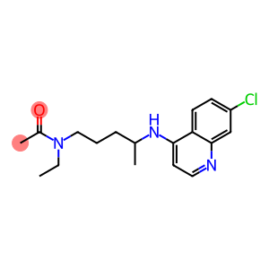 Acetamide, N-[4-[(7-chloro-4-quinolinyl)amino]pentyl]-N-ethyl-