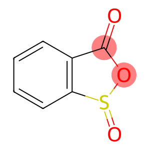 3H-苯并[C][1,2]氧杂硫醇-3-酮 1-氧化