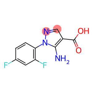 1H-Pyrazole-4-carboxylic acid, 5-amino-1-(2,4-difluorophenyl)-