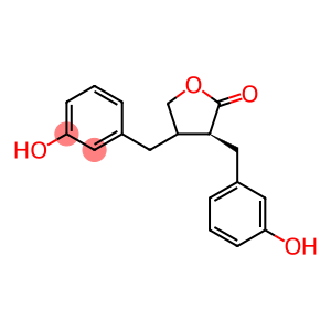(3R,4R)-rel-Dihydro-3,4-bis[(3-hydroxyphenyl)Methyl]-2(3H)-furanone-13C3