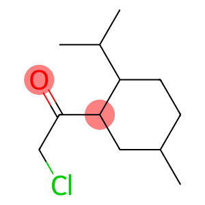 Ketone, chloromethyl p-menth-3-yl (7CI)