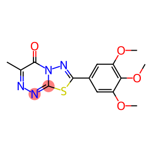 3-methyl-7-(3,4,5-trimethoxyphenyl)-4H-[1,3,4]thiadiazolo[2,3-c][1,2,4]triazin-4-one