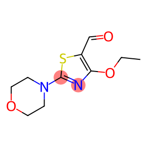 5-Thiazolecarboxaldehyde, 4-ethoxy-2-(4-morpholinyl)-