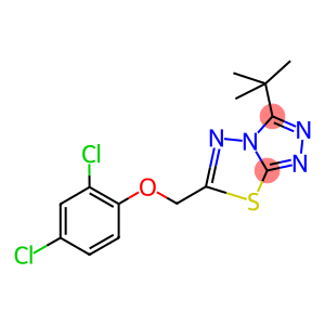 (3-tert-butyl[1,2,4]triazolo[3,4-b][1,3,4]thiadiazol-6-yl)methyl 2,4-dichlorophenyl ether