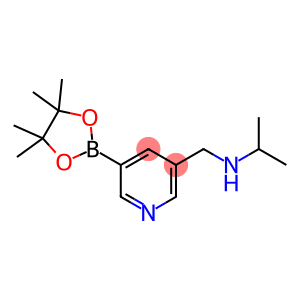 N-((5-(4,4,5,5-tetramethyl-1,3,2-dioxaborolan-2-yl)pyridin-3-yl)methyl)propan-2-amine HCl