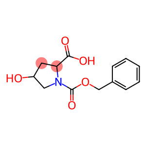 1-[(benzyloxy)carbonyl]-4-hydroxypyrrolidine-2-carboxylic acid