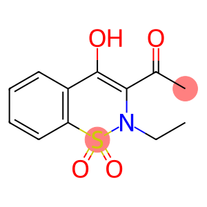 1-(2-乙基-4-羟基-1,1-二氧代-2H-1,2-苯并噻嗪-3-基)乙酮