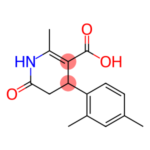 4-(2,4-Dimethylphenyl)-1,4,5,6-tetrahydro-2-methyl-6-oxo-3-pyridinecarboxylic ac