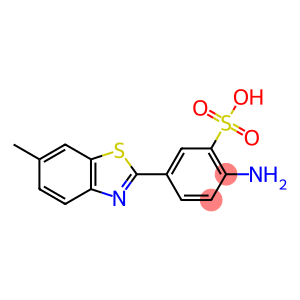 2-amino-5-(6-methylbenzothiazol-2-yl)benzenesulphonic acid