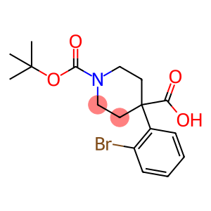 4-(2-溴苯基)-1-(叔丁氧羰基)哌啶-4-羧酸