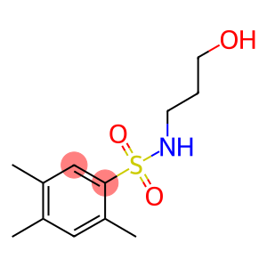 N-(3-hydroxypropyl)-2,4,5-trimethylbenzenesulfonamide