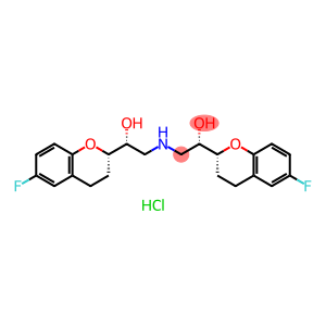 2H-1-Benzopyran-2-methanol, α,α'-[iminobis(methylene)]bis[6-fluoro-3,4-dihydro-, hydrochloride (1:1), (αR,α'S,2S,2'R)-rel-
