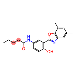 N-[3-(5,7-dimethyl-1,3-benzoxazol-2-yl)-4-hydroxyphenyl]pentanamide