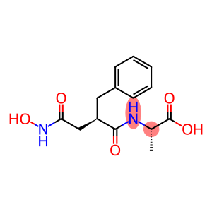 (2S)-2-[[(2R)-2-benzyl-4-(hydroxyamino)-4-oxobutanoyl]amino]propanoic acid