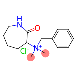benzyl(hexahydro-2-oxo-1H-azepin-3-yl)dimethylammonium chloride