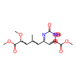 methyl 6-[(1E,3Z)-4,5-dimethoxy-2-methyl-5-oxopenta-1,3-dien-1-yl]-2-hydroxypyrimidine-4-carboxylate