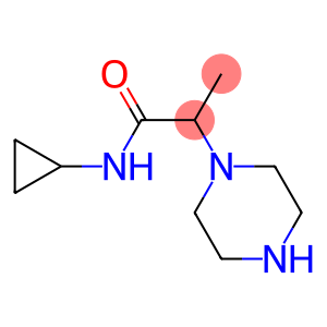 N-CYCLOPROPYL-2-PIPERAZIN-1-YLPROPANAMIDE