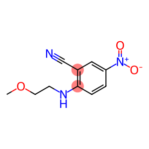 2-[(2-methoxyethyl)amino]-5-nitrobenzonitrile
