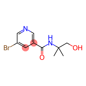 5-bromo-N-(1-hydroxy-2-methylpropan-2-yl)pyridine-3-carboxamide