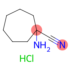 Cycloheptanecarbonitrile, 1-amino-, hydrochloride (1:1)