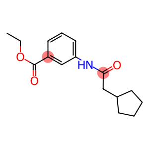 ethyl 3-[(cyclopentylacetyl)amino]benzoate