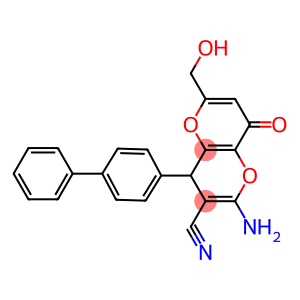 2-amino-4-[1,1'-biphenyl]-4-yl-6-(hydroxymethyl)-8-oxo-4,8-dihydropyrano[3,2-b]pyran-3-carbonitrile