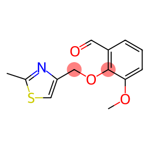 3-甲氧基-2-((2-甲基噻唑-4-基)甲氧基)苯甲醛