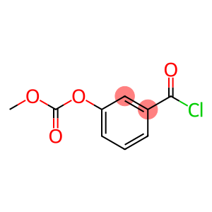 Carbonic acid, methyl ester, ester with m-hydroxybenzoyl chloride (7CI)