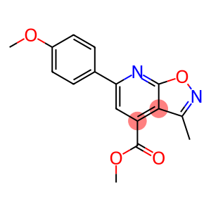 6-(4-甲氧基苯基)-3-甲基异噁唑并[5,4-B]吡啶-4-羧酸甲酯