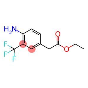 ethyl 2-[4-amino-3-(trifluoromethyl)phenyl]acetate