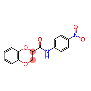 N-{4-nitrophenyl}-2,3-dihydro-1,4-benzodioxine-2-carboxamide