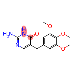 2-amino-5-[(3,4,5-trimethoxyphenyl)methyl]-1H-pyrimidin-4-one
