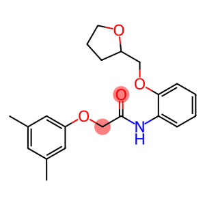 2-(3,5-dimethylphenoxy)-N-[2-(tetrahydro-2-furanylmethoxy)phenyl]acetamide
