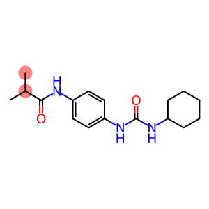 N-(4-{[(cyclohexylamino)carbonyl]amino}phenyl)-2-methylpropanamide