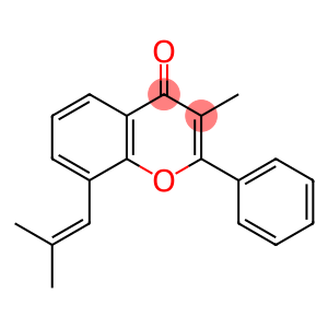 3-Methyl-8-(2-methylprop-1-en-1-yl)-2-phenyl-4H-chromen-4-one