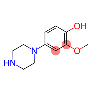 2-甲氧基-4-(哌嗪-1-基)苯酚